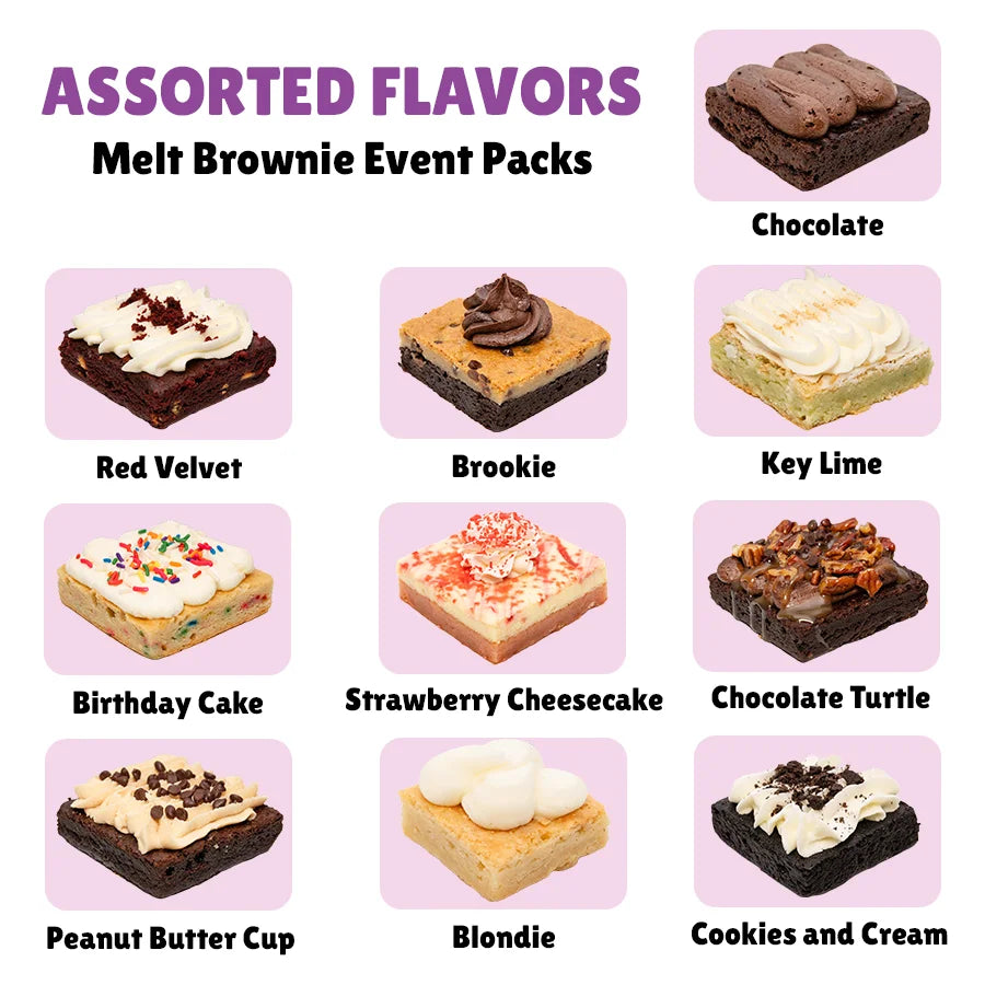 4" Signature Melt Brownies - Event Pack